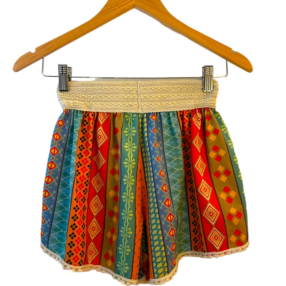 Love U Dear, Multi Colored, Stripe Pattern Shorts… - image 1